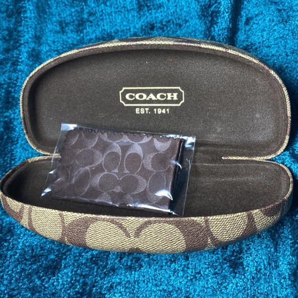 Authentic Coach Glasses, Case and Polishing Cloth - Picture 3 of 14